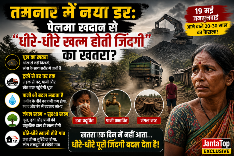 "जनसुनवाई से पहले तमनार-पेलमा में बढ़ी बेचैनी: कोयला खदान के नाम पर छिनेगी जिंदगी या मिलेगा विकास?"