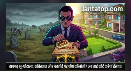 रायगढ़ भू-घोटाला: सत्यनारायण बाबा की तपस्या, श्मशान का आवंटन और रसूखदारों का राज! अब हाई कोर्ट जाने की तैयारी